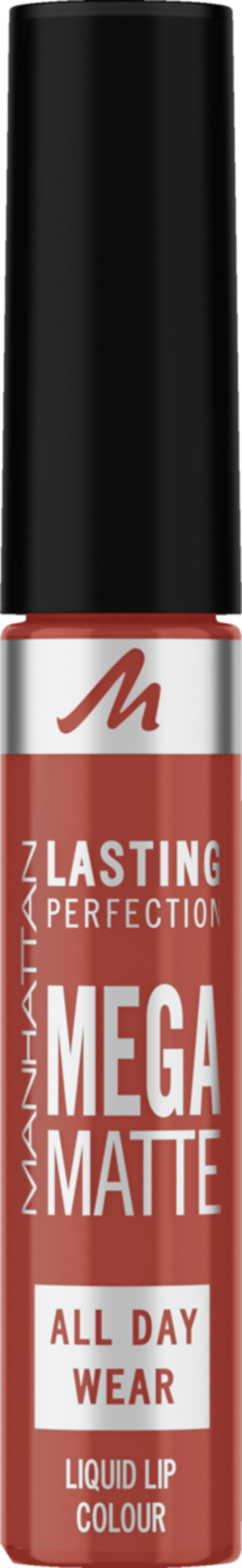 Bild 1 von Manhattan Lasting Perfection Mega Matte Liquid Lip Color, Fb. 920 Scarlet Flames