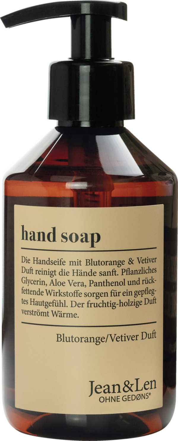 Bild 1 von Jean&Len hand soap Blutorange/Vetiver Duft