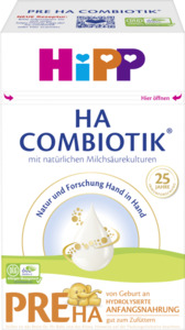 HiPP PRE HA Combiotik Anfangsnahrung von Geburt an