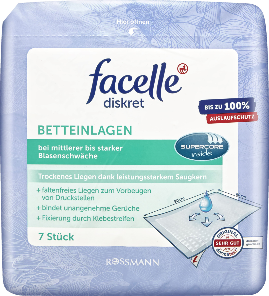 Bild 1 von facelle diskret Betteinlagen