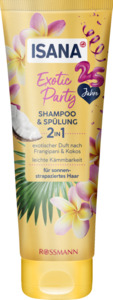 ISANA 2in1 Shampoo & Spülung Exotic Party