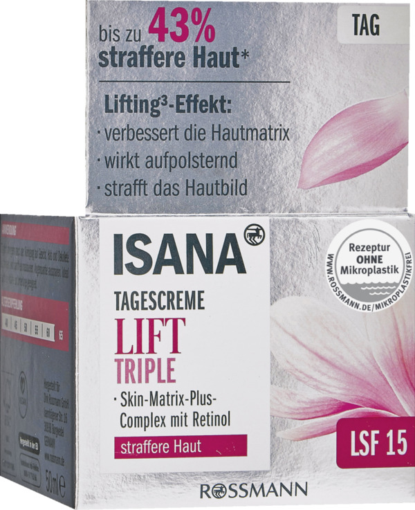 Bild 1 von ISANA Lift Triple Tagescreme 13.98 EUR/100 ml