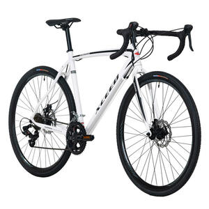 KS-Cycling Gravelbike Rennrad  Xceed 28 Zoll Rahmenhöhe 58 cm 14 Gänge weiß weiß ca. 28 Zoll