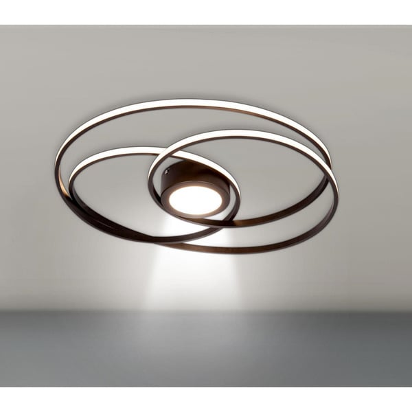 Bild 1 von LED-Deckenleuchte 'Acryl Ringe' schwarz/weiß 26 W, 2000 lm