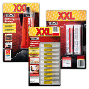 Kraft Werkzeuge XXL-Kleb- und Dichtstoffe
