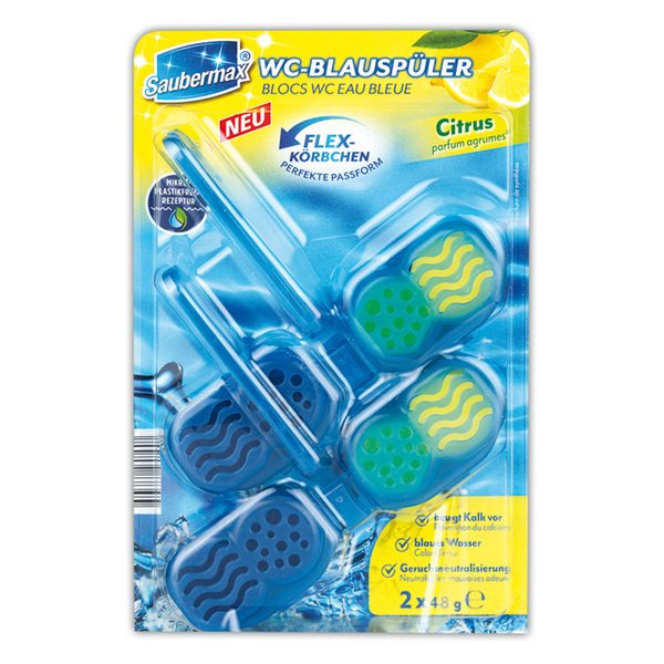 Bild 2 von Saubermax WC-Blauspüler / Türkisspüler