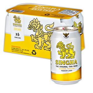 Singha Original thailändisches Lager Bier