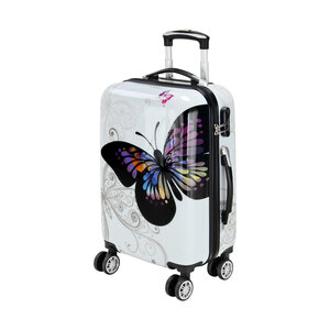 MONZANA 
                                            Koffer Hartschale Butterfly M 56 x 37 x 23 cm, mehrfarbig