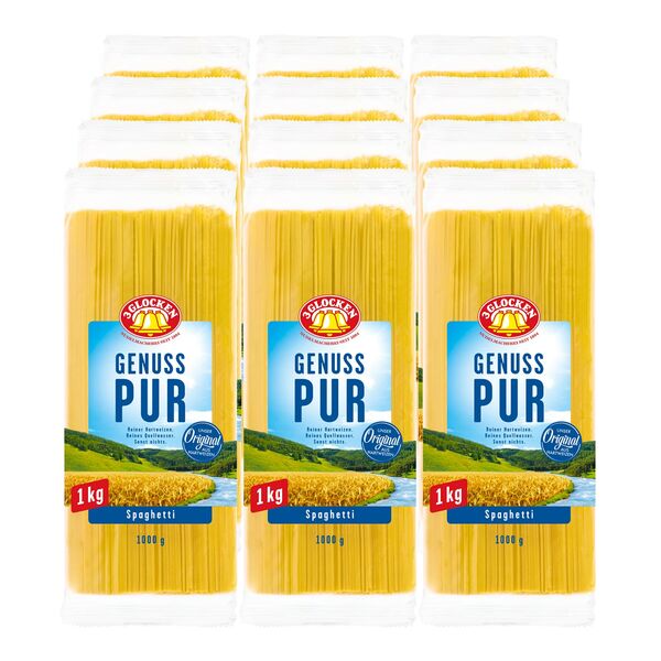 Bild 1 von 3 Glocken Genuss Pur Spaghetti 1 kg, 12er Pack