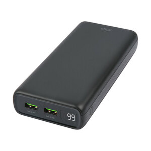 DELTACO 
                                            Powerbank PB-C1004 mit 20.000 mAh, 1x USB-C PD 60 W & 2x USB-A Fast Charge