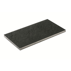 Diephaus Terrassenplatte 'T-Court Grit' 60 x 40 x 4 cm schwarz