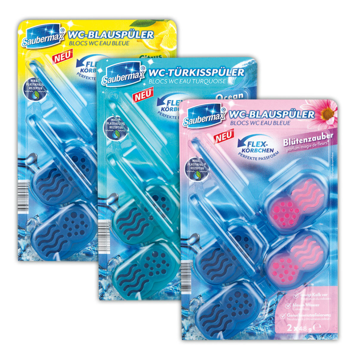 Bild 1 von Saubermax WC-Blauspüler / Türkisspüler