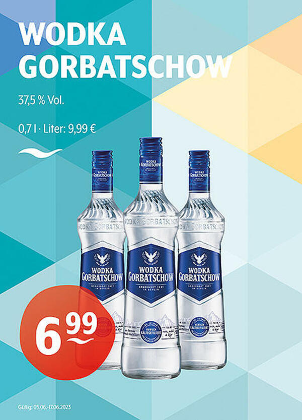WODKA GORBATSCHOW 37,5 % von Getränke Hoffmann ansehen!