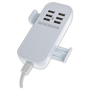 Powertec Electric 6-fach USB Adapter