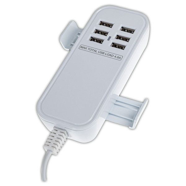 Bild 1 von Powertec Electric 6-fach USB Adapter