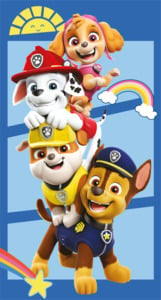 Lizenz Kinder Strandlaken - versch. Ausführungen -Paw Patrol blau