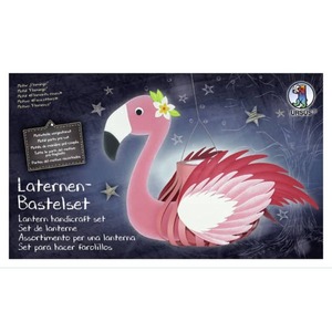 Laternen Bastelset - Flamingo