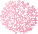 Bild 1 von Dekorieren & Einrichten Platzset Filz, Blumen rosa