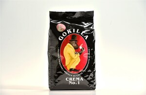 Gorilla Espresso Crema No.1 (1000g) Kaffeebohnen schwarz