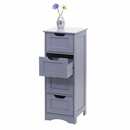 Bild 1 von Kommode MCW-B65, Schubladenschrank Schrank, 4 Schubladen 80x30x26cm ~ grau