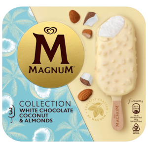 Magnum Collection White Chocolate Coconut & Almonds 3x90ml