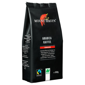 Mount Hagen Bio Arabica Kaffee gemahlen 500g