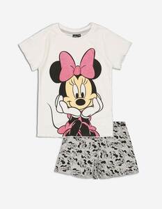 Kinder Pyjama Set aus Shirt und Shorts - Minnie Mouse