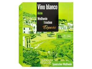 Vino Blanco Airén España trocken Bag-in-Box, Weißwein 2022