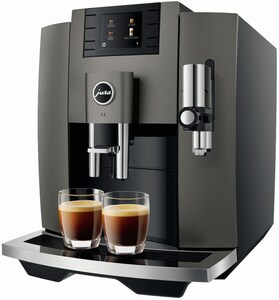 E8 Kaffee-Vollautomat Dark Inox  (EB)