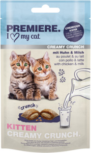 PREMIERE Kitten Creamy Crunch mit Huhn & Milch 6x60g