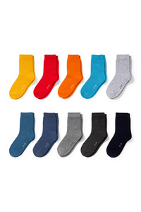 C&A Multipack 10er-Socken, Schwarz, Größe: 31-33