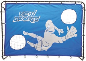 VEDES NSP Fußballtor mit Torwand 213x152x76cm Gartenspielzeug Blau