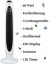 Bild 3 von echos Turmventilator Eco-111, Oszillierend, LED-Display, Fernbedienung