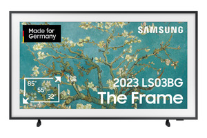SAMSUNG GQ55LS03BGU The Frame QLED TV (Flat, 55 Zoll / 138 cm, UHD 4K, SMART TV, Tizen)