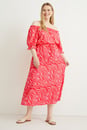 Bild 1 von C&A Kleid, Rot, Größe: 56