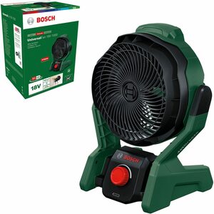 Bosch Home & Garden Ventilatorkombigerät UniversalFan 18V-1000, leises Betriebsgeräusch, ohne Akku und Ladegerät