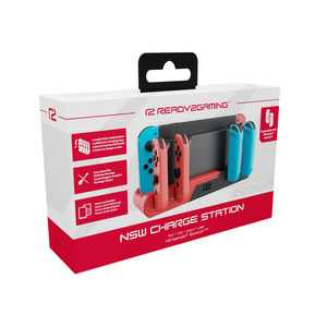 READY 2 GAMING Charge Station/Controller Charging and Storage, Zubehör für Nintendo Switch, Mehrfarbig