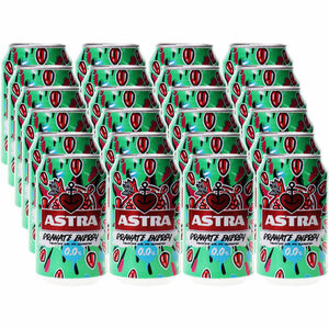 Astra Biermischgetränk mit Koffein & Granatapfel alkoholfrei, 24er Pack (EINWEG) zzgl. Pfand