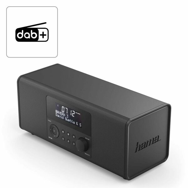 Bild 1 von Hama Digital Radio, DAB Radiowecker, FM/Stereo/6W DR1400 Digitalradio (DAB)