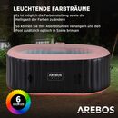 Bild 3 von Arebos Whirlpool Aufblasbar, In- & Outdoor, 190x120 cm oval, 2 Personen, (Komplett-Set, Set)