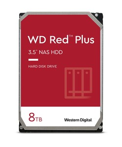 WD Red Plus WD80EFZZ 8TB/8,9/600 Sata III 128MB (D) (CMR) Interne HDD-Festplatte