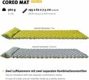 Bild 4 von Wechsel Tents Luftmatratze Coreo Ultraleichte Outdoor Camping Schlafmatte mit Kissen, aufblasbar