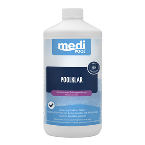 mediPOOL Poolklar-Konzentrat 1 Liter, für die Poolpflege