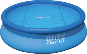 Intex Solarabdeckplane für Easy & Frame Pool Ø 366 cm blau