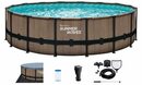 Bild 1 von SummerWaves Framepool Elite (Set, 6-tlg), ØxH: 488x122 cm, Teak-Optik