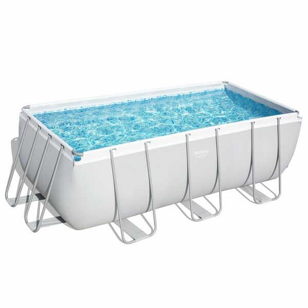 Bild 1 von BESTWAY Pool Power Steel Frame Pool Sandfilter Sicherheitsleiter 412x201x122cm (56457)