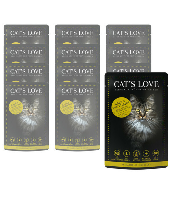 Bild 1 von CAT'S LOVE Nassfutter für Katzen Adult Mix, 12 x 85 g