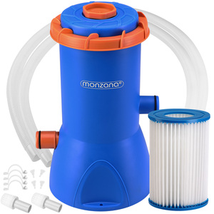 monzana® Pool Pumpe 90W 340x270x270 mm blau-orange