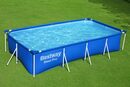 Bild 3 von Bestway Framepool Pool Komplettset, Rechteckig, Aufstellpool 300x201x66cm, Planschbecken (Gartenpool mit Pumpe Set, Gross, Aufstellbecken, Familienpool, Kinderpool), Schwimmbecken für Garten, S