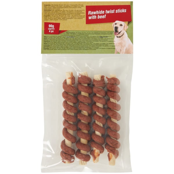 Bild 1 von Hundesnacks Rawhide Twist Sticks